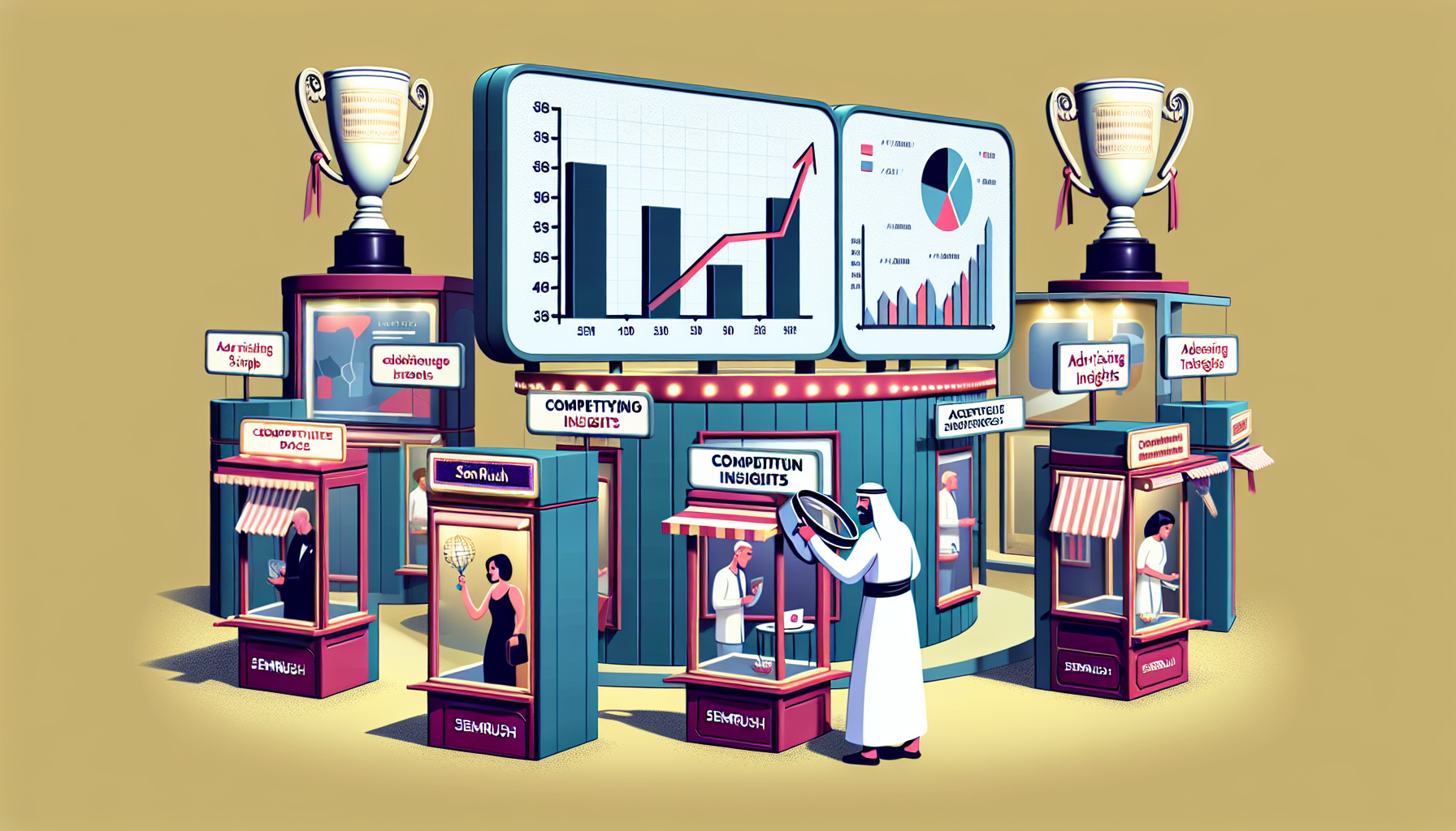 Mastering Market Dynamics: Leveraging Competitor Insights with Semrush for Advertising Triumph